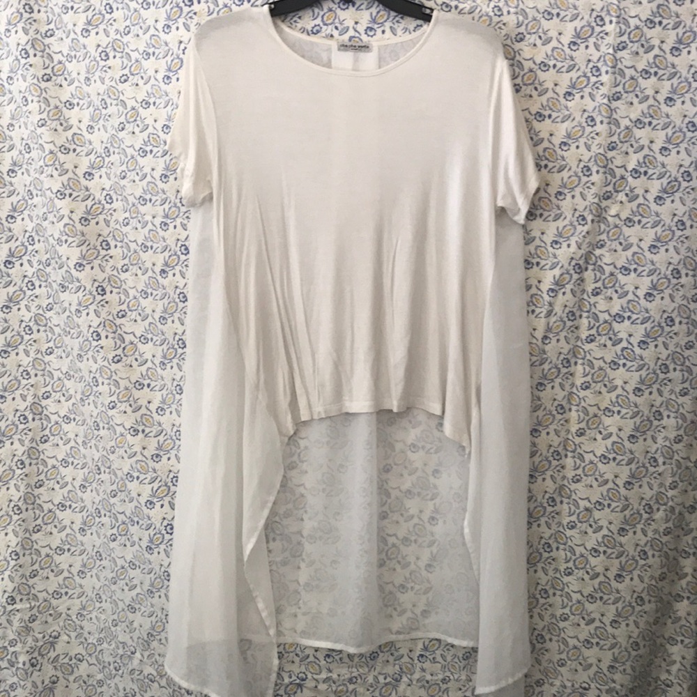 Cha Cha Vente Sheer Back Dress Shirt 🌟